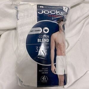 NIP- Jockey - Men’s M 3 pack cotton full cut woven boxers